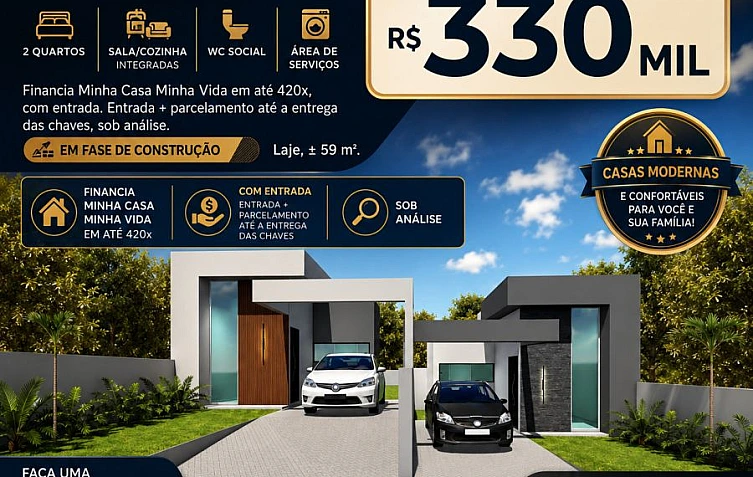 Casa - Venda no bairro �gua Branca - Marmeleiro - PR