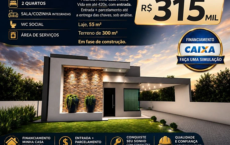 Casa - Venda no bairro Rufatto - Renascen�a - PR